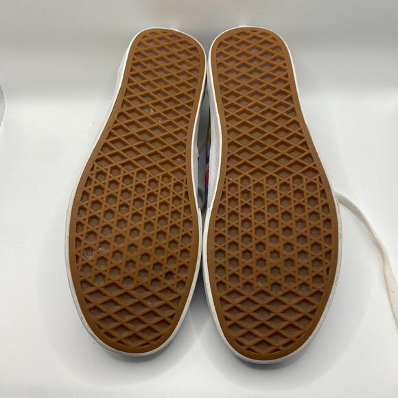 Vans Era Low Top Sneakers Rainbow Geometric Prism Multicolor Canvas M7 W8.5 - Picture 8 of 8